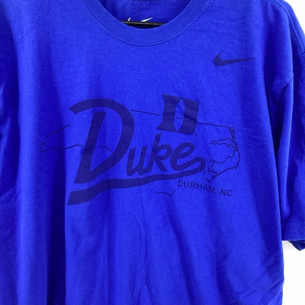 Mens Nike Duke Blue Devils Short Sleeve Cotton Tee Shirt - XXL